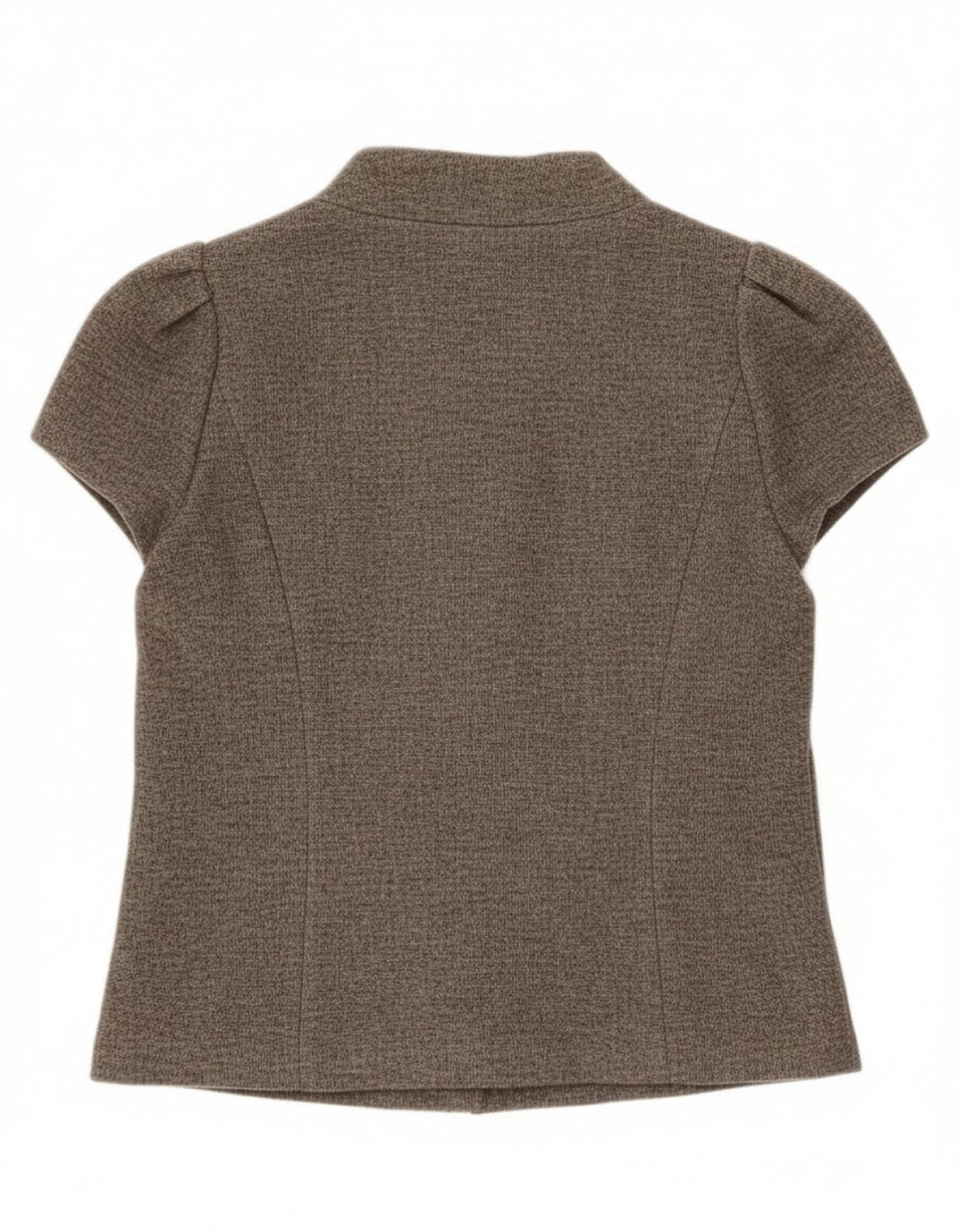 Женский пиджак с коротким рукавом Rene Lezard EU 36, маленький, серый, шерстяной