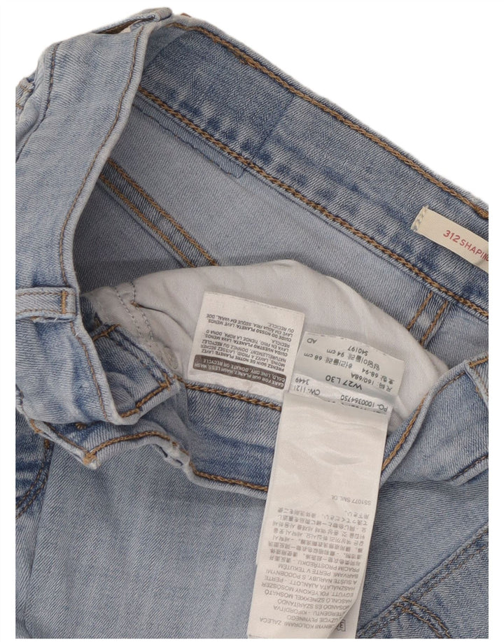 Женские джинсы Levi's 312 Shaping Slim W27 L30, синий хлопок