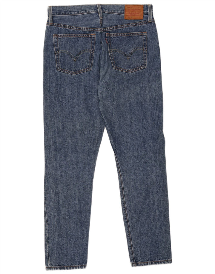 Мужские прямые джинсы Levi's 501 W28 L28 синие, хлопок