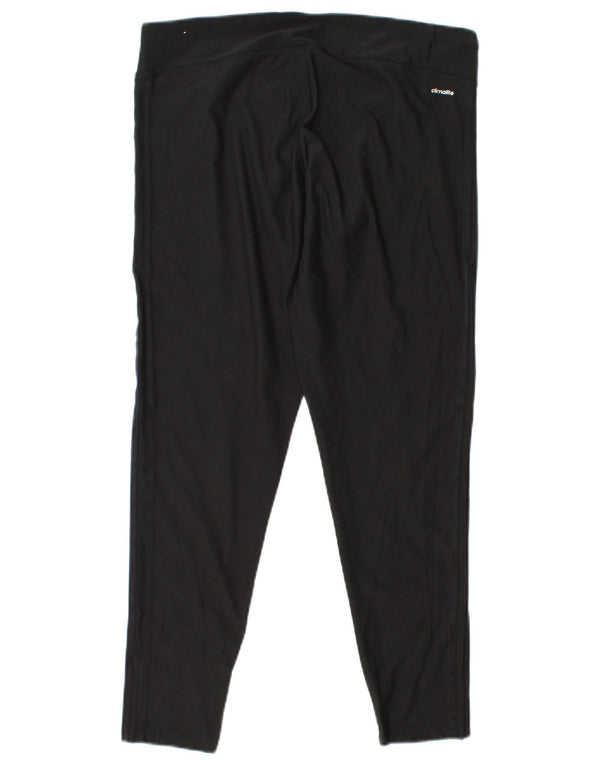 Женские леггинсы ADIDAS Climalite UK 14, большие черные, полиэстер