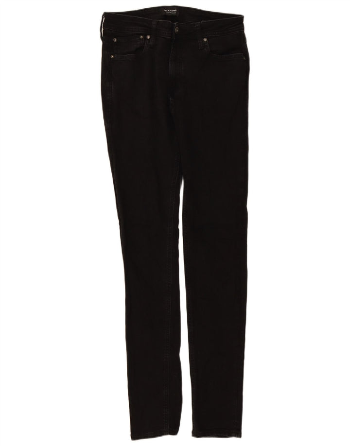 Джинсы мужские скинни JACK & JONES W32 L34 черные