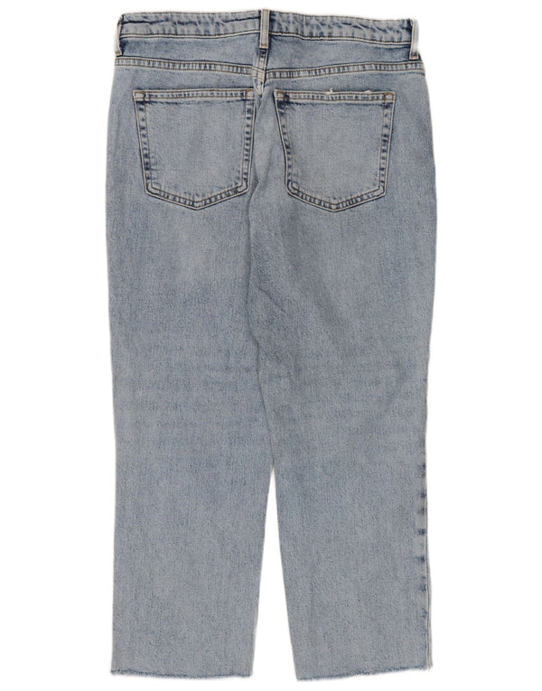 Женские прямые джинсы Topshop W30 L24 синие, хлопок
