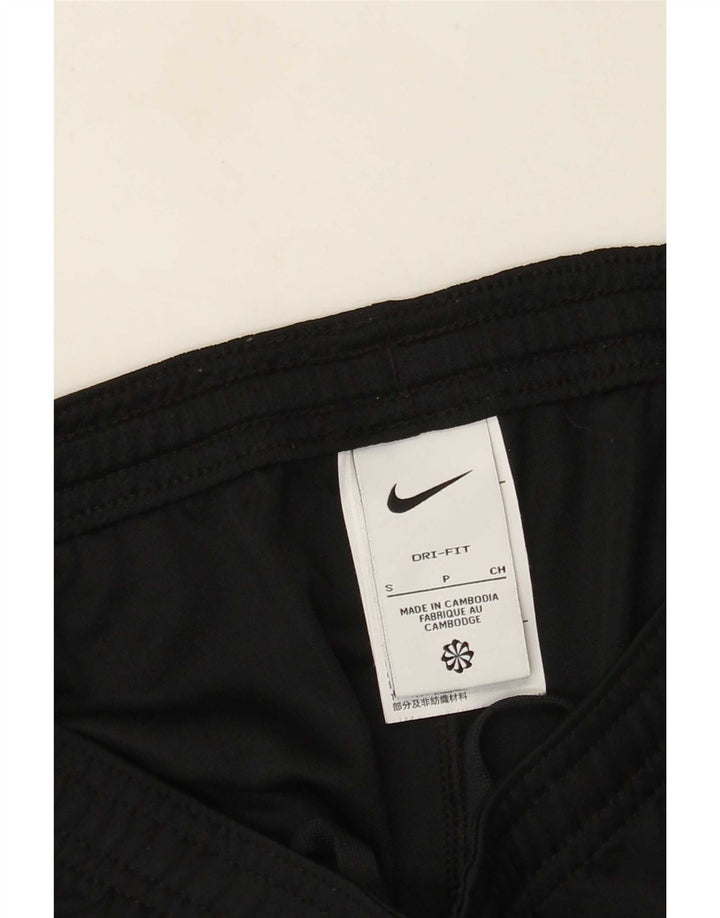 Мужские спортивные шорты Nike Dri Fit, маленькие черные полиэстер с цветными блоками