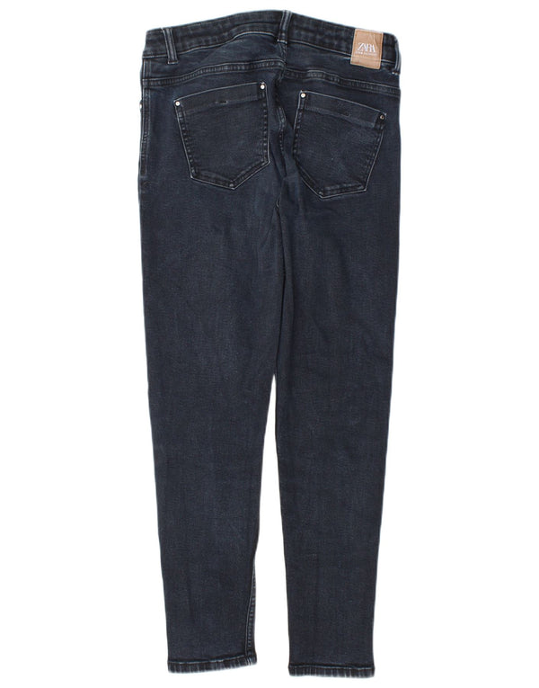 Женские узкие джинсы Zara EU 40 Medium W30 L26 Темно-синие, хлопок