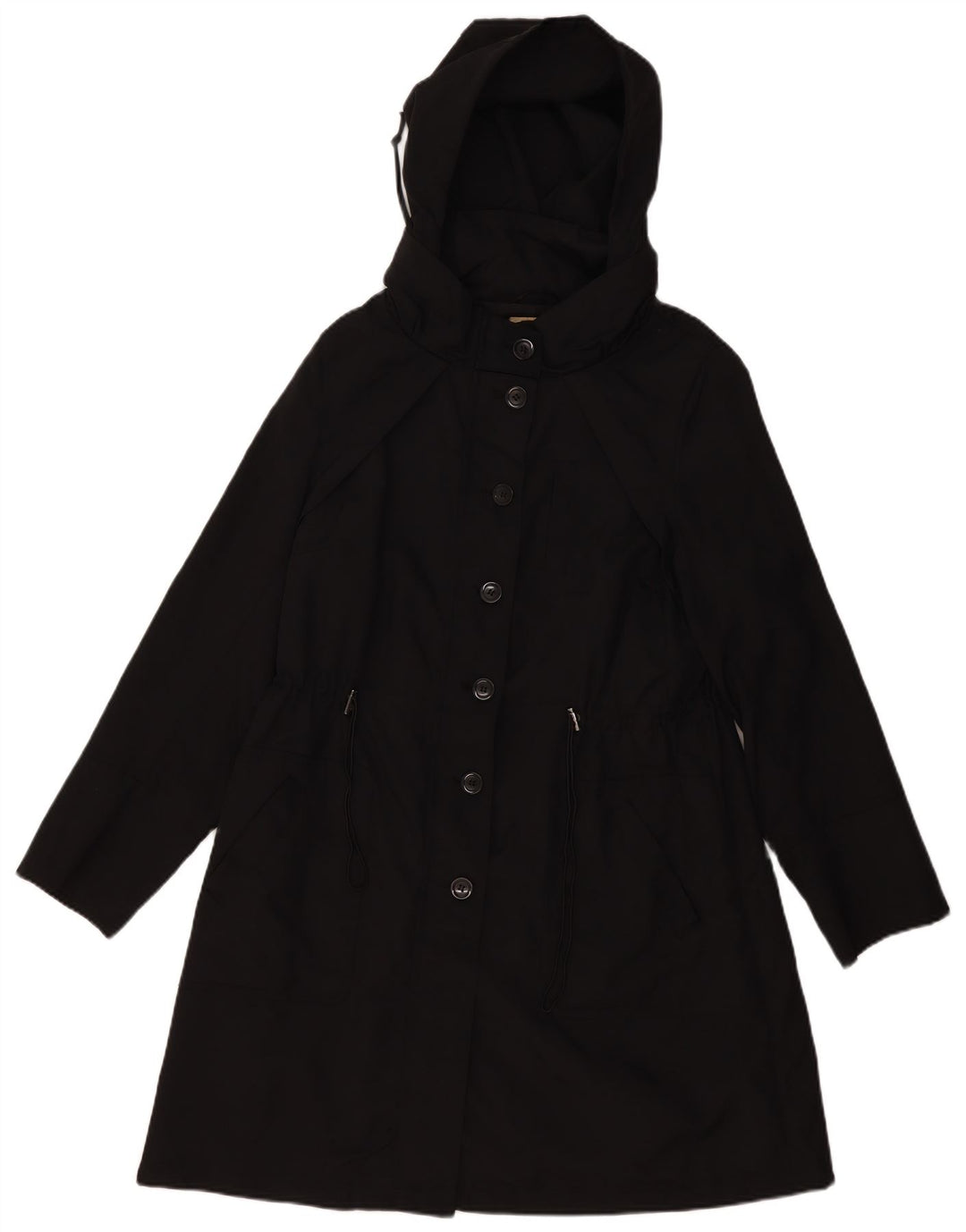 Женская парка Marks & Spencer с капюшоном UK 18 XL, черный полиэстер