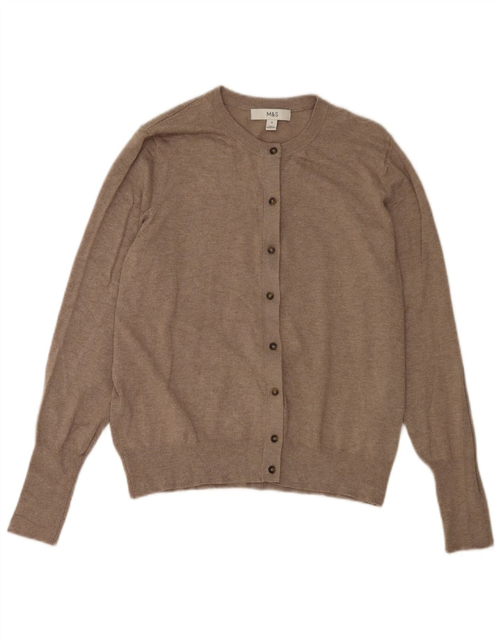 Женский кардиган Marks & Spencer UK 14 Средний Серый Вискоза