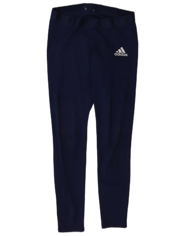 Женские леггинсы Adidas UK 14 Medium Navy Blue