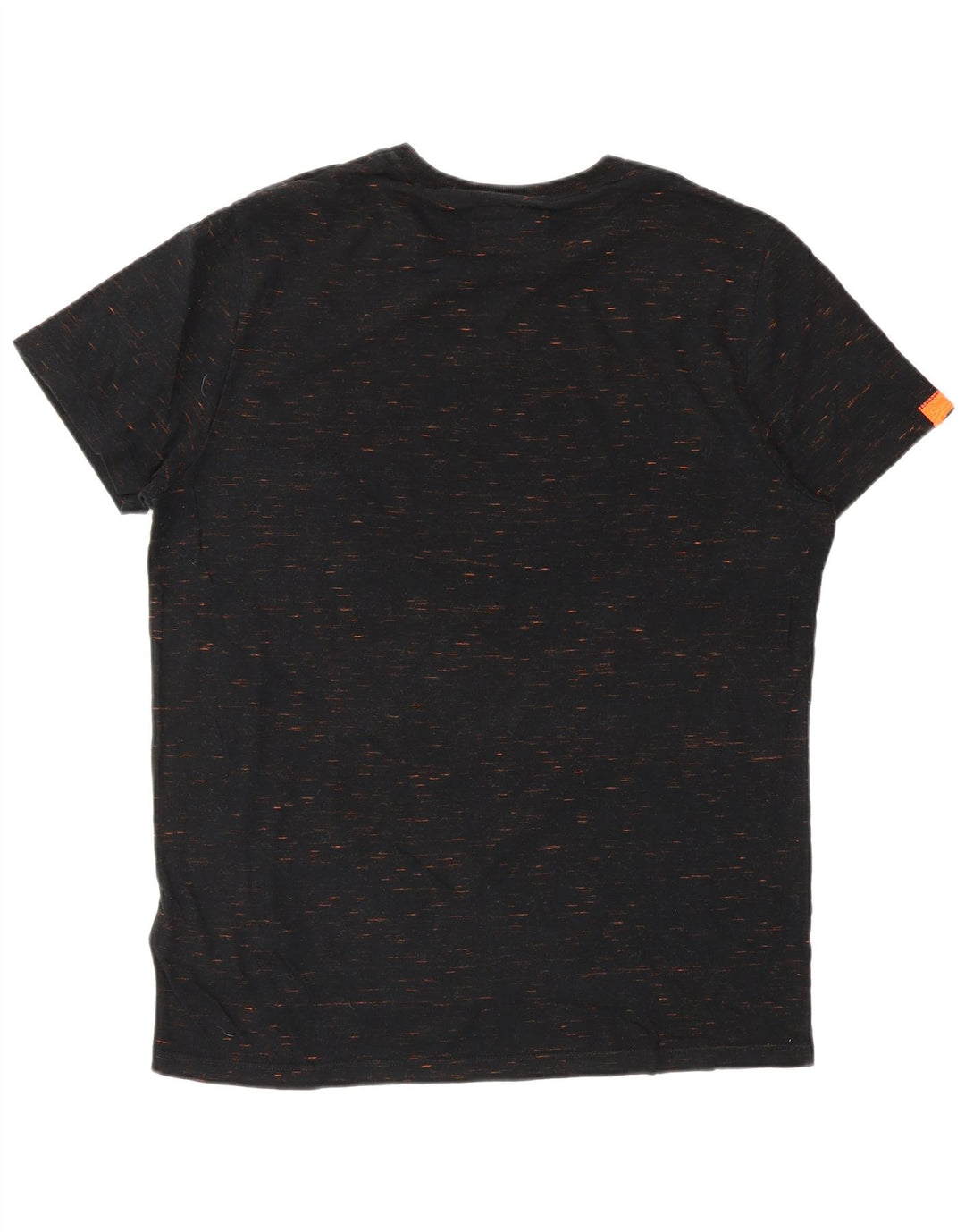 SUPERDRY Мужская футболка Top XL, черный хлопок в крапинку