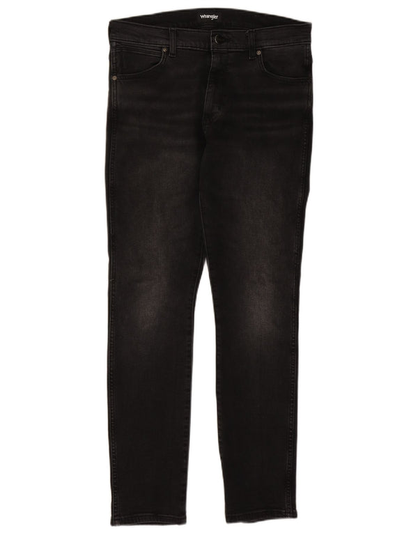 Мужские джинсы Wrangler Larston Slim W32 L32, черный хлопок