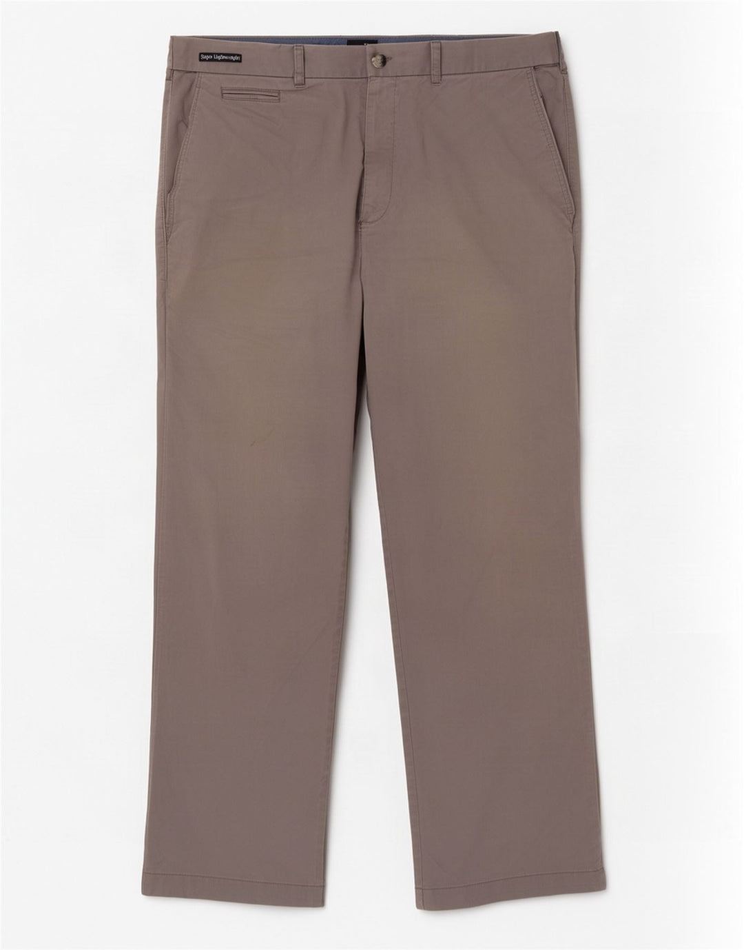Мужские прямые брюки-чиносы Marks & Spencer W36 L29 серые, хлопковые