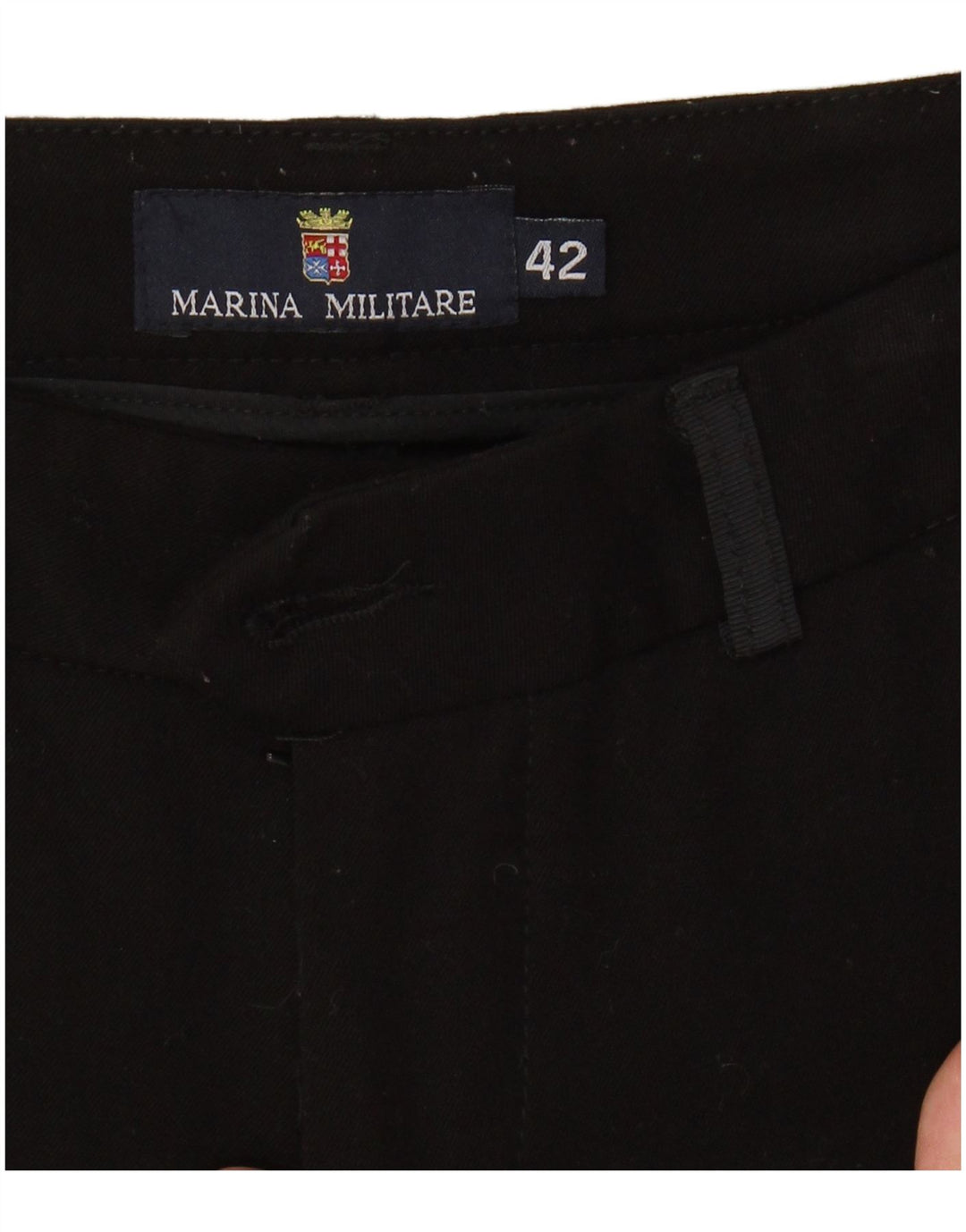 MARINA MILITARE Женские узкие повседневные брюки IT 42 Medium W30 L28 Черные