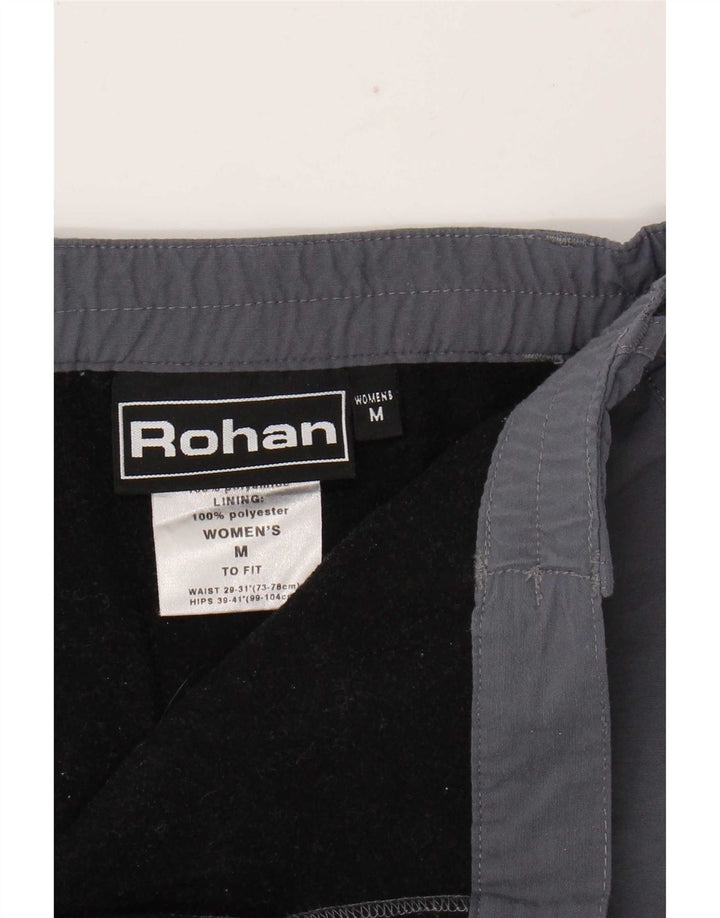 Женские прямые повседневные брюки Rohan, средние W30 L29, серые из полиамида