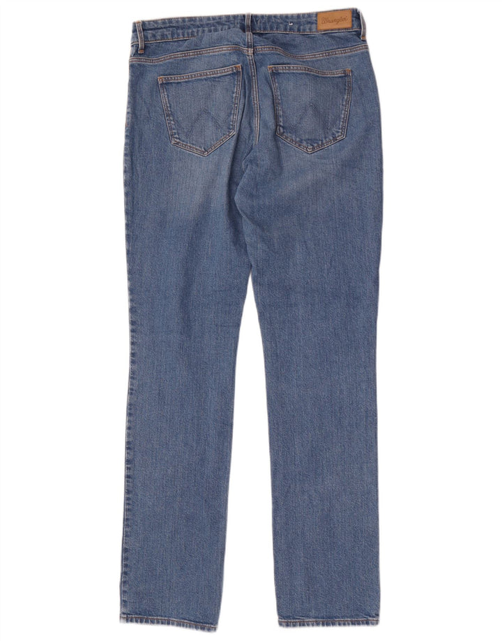 Женские прямые джинсы Wrangler W30 L32 синие, хлопок