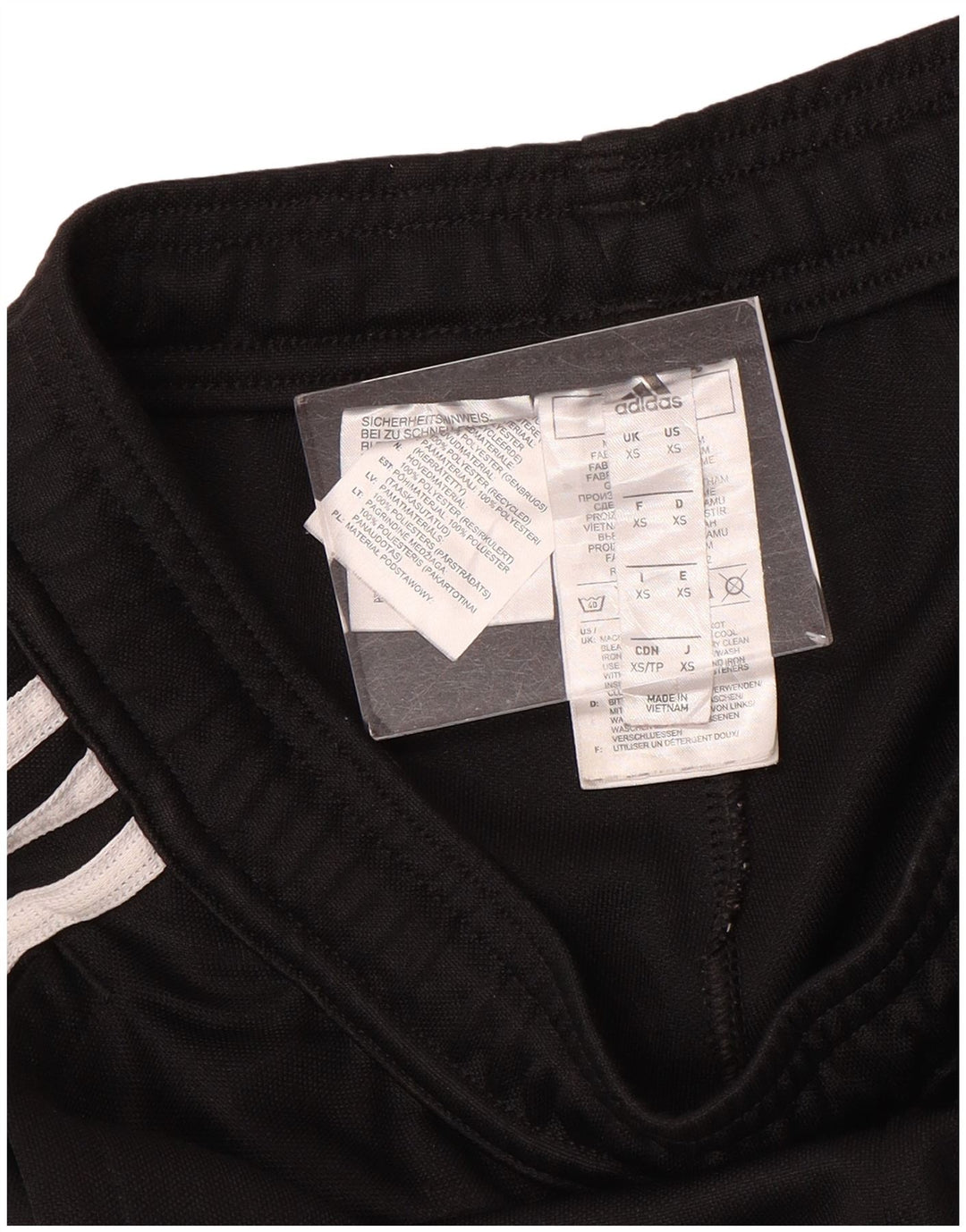 Мужские спортивные брюки Adidas XS черные из полиэстера