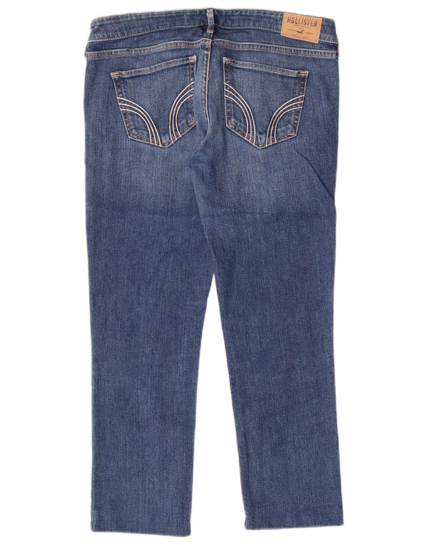 Женские укороченные джинсы Hollister US 7 Medium W28 L24 Синие