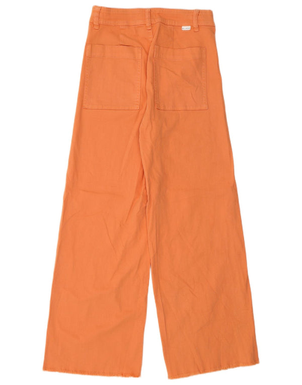 Женские повседневные широкие брюки Billabong W27 L28 оранжевого цвета, хлопок