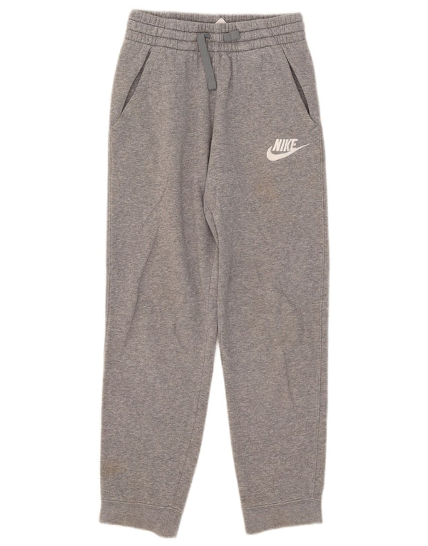 Спортивный костюм Nike для мальчиков, брюки для бега, 10–11 лет, средний серый хлопок с крапинками