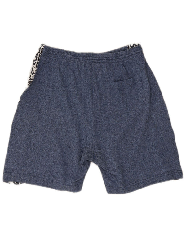 Мужские спортивные шорты с рисунком ASICS XL, хлопок с синими крапинками