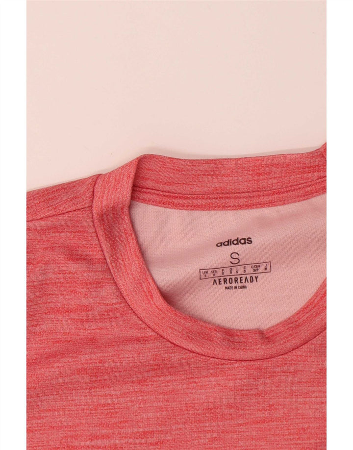Мужская футболка Adidas Aeroready Top Small Pink в крапинку из полиэстера