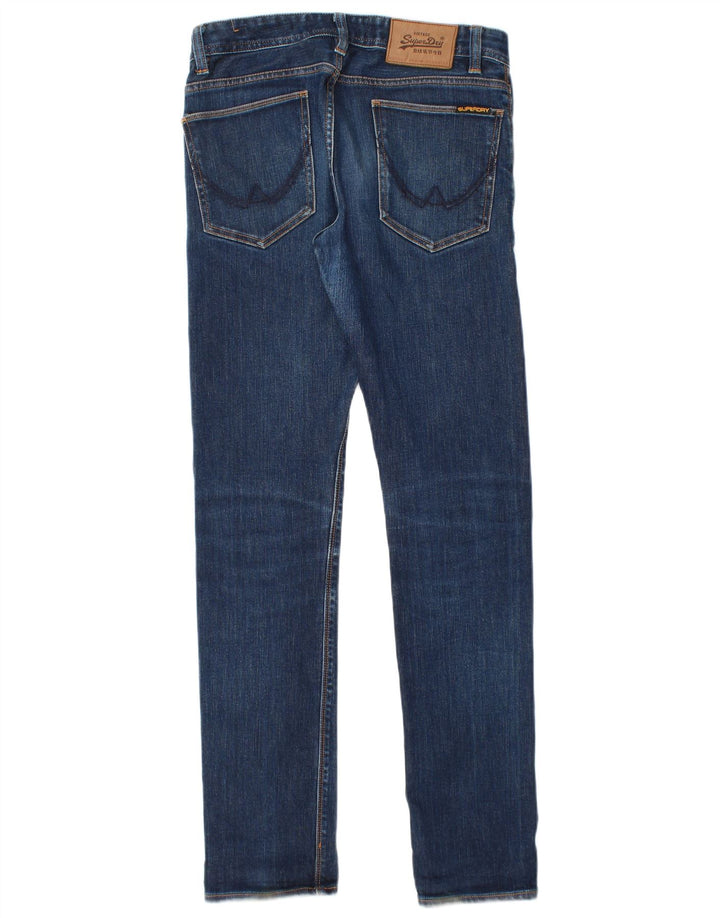 Мужские узкие джинсы Superdry W28 L32, синий хлопок