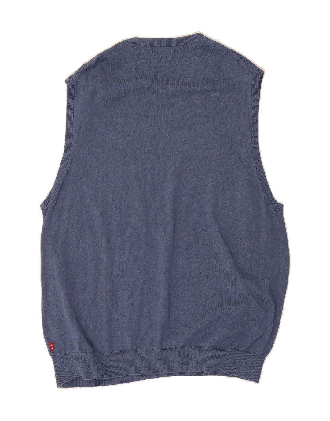 IZOD Mens Vest Tank Top XL Navy Blue Cotton Vintage Izod and Second-Hand Izod from Messina Hembry 
