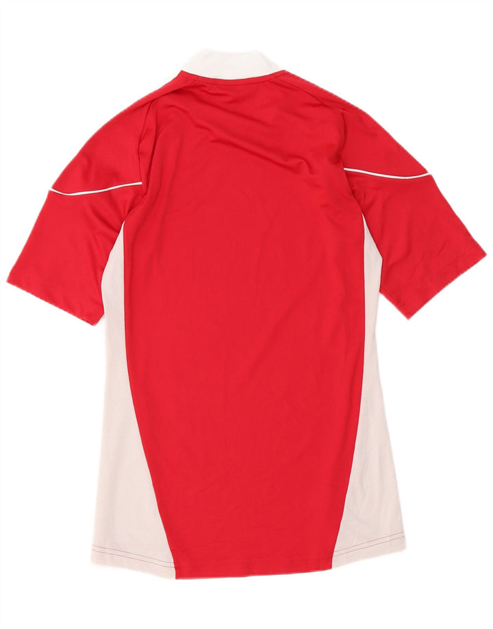 Мужская футболка Adidas Climacool Top XS, красный полиэстер с цветными блоками
