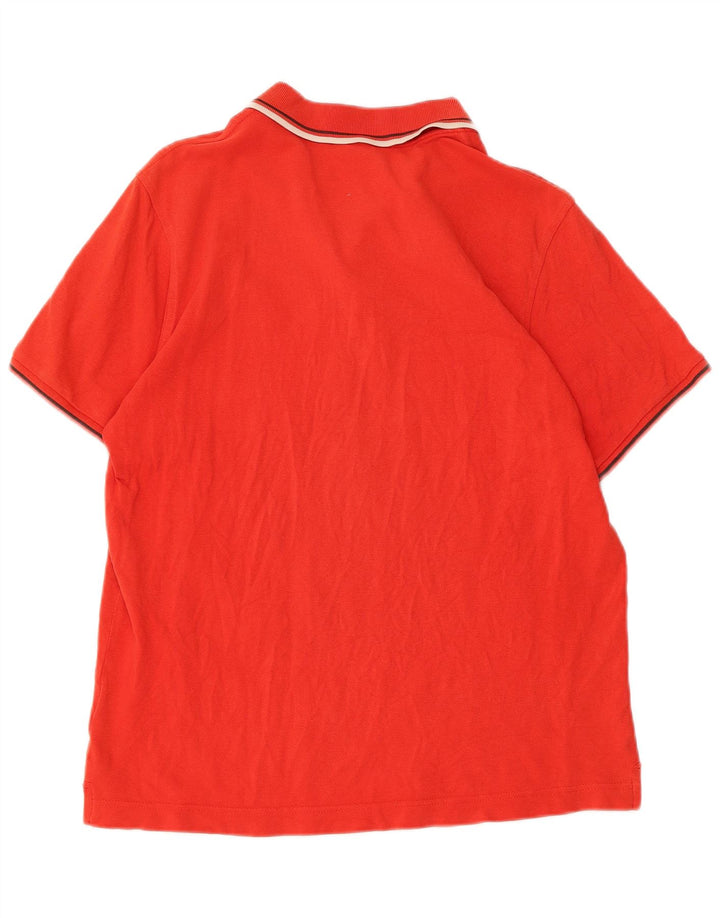 LOTTO Мужская рубашка поло среднего красного цвета