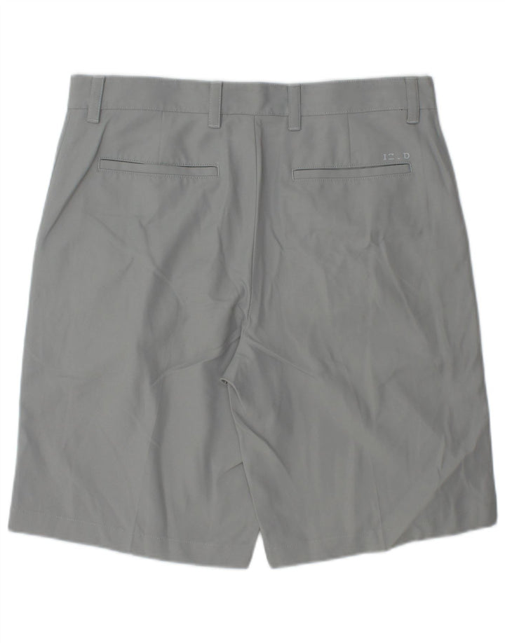IZOD Мужские шорты чинос W32 Средне-серый полиэстер