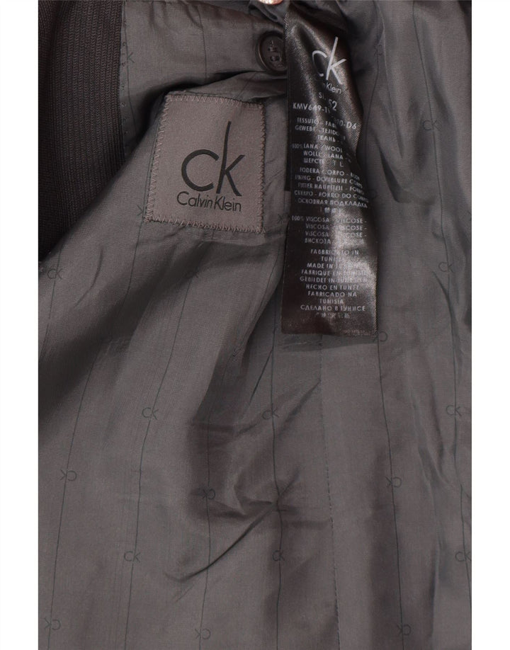 Мужской пиджак на двух пуговицах Calvin Klein IT 52 XL, серая шерсть