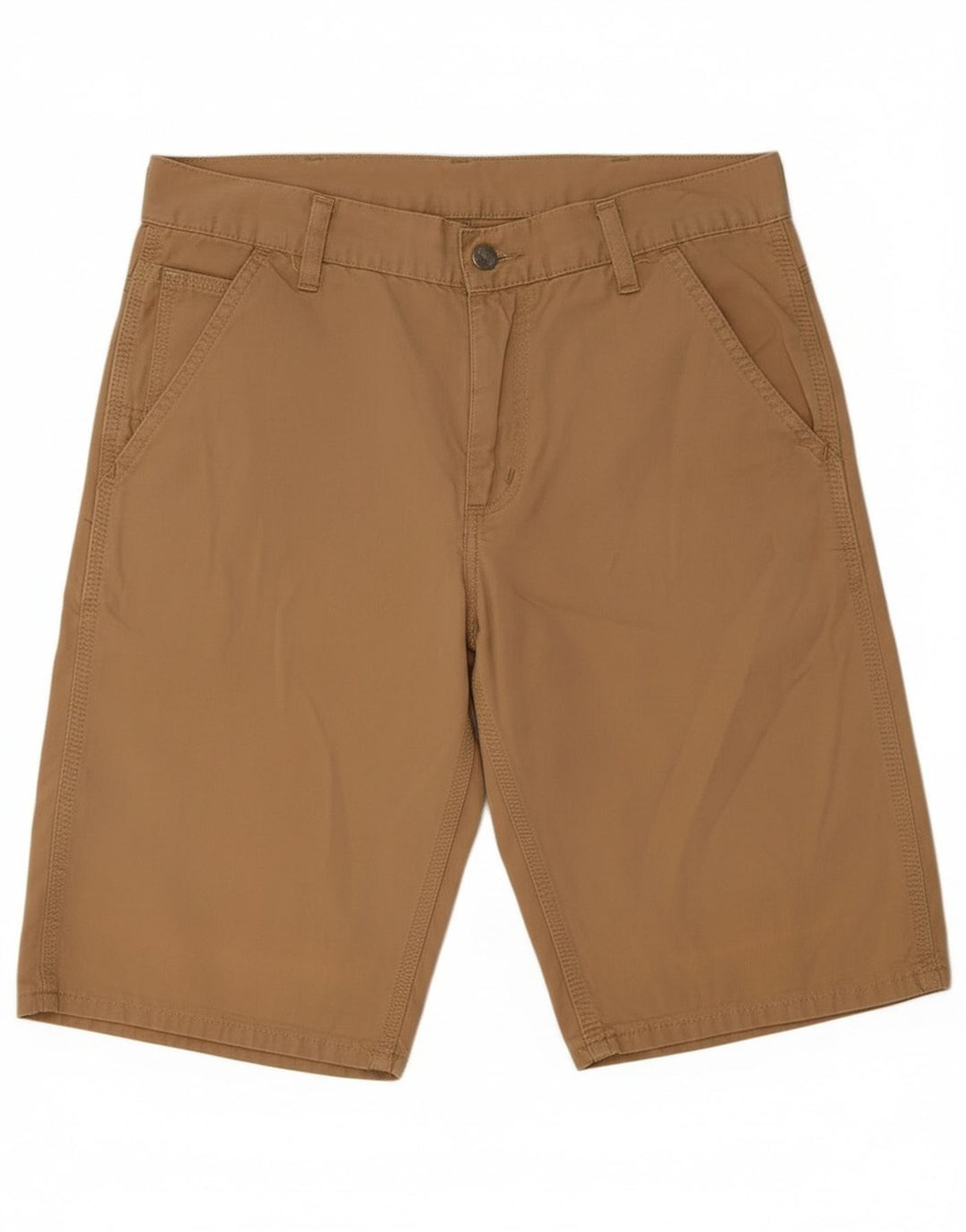 Мужские шорты-бермуды Carhartt W30, бежевые, хлопковые