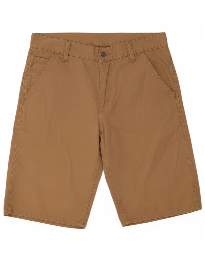 Мужские шорты-бермуды Carhartt W30, бежевые, хлопковые