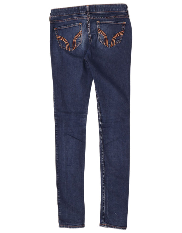 Женские джинсы скинни Hollister California W27 L31, темно-синий, хлопок