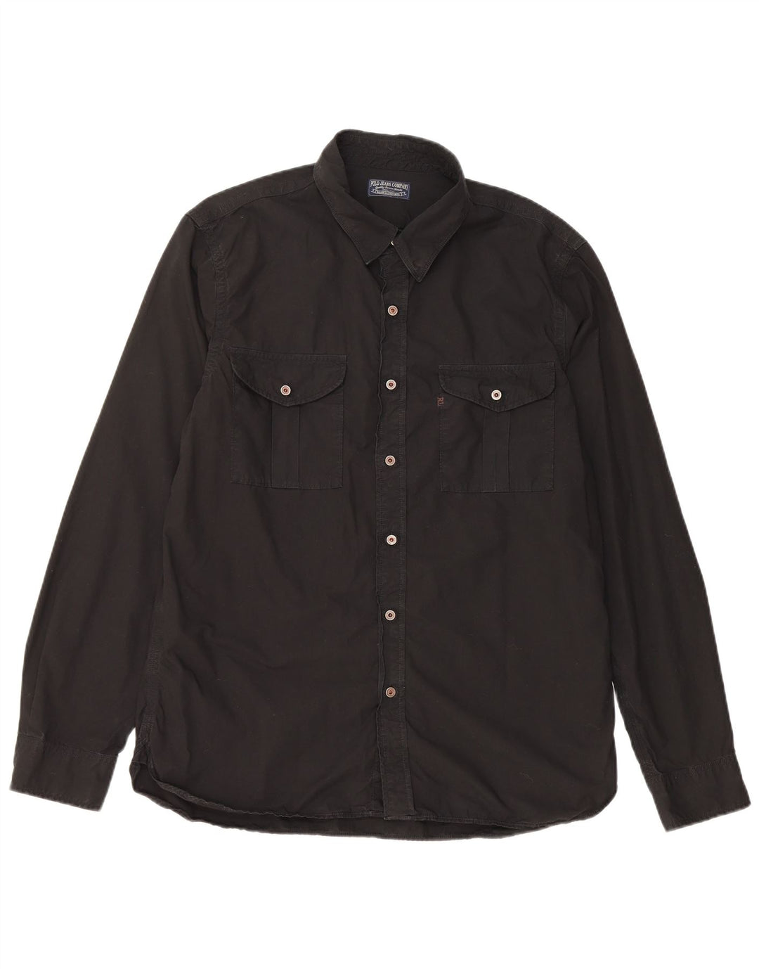 Мужская рубашка RALPH LAUREN, большая черная, хлопок