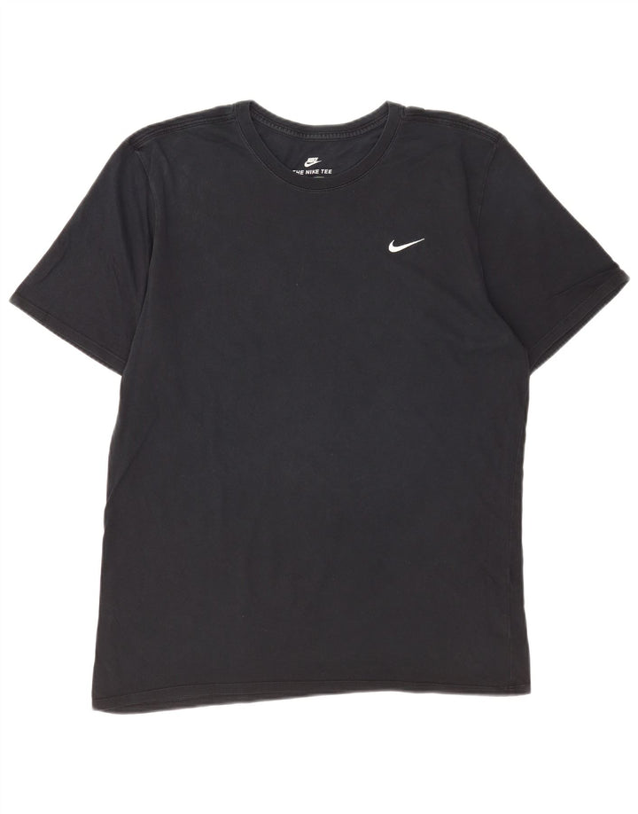 Мужская футболка спортивного кроя Nike, большая черная