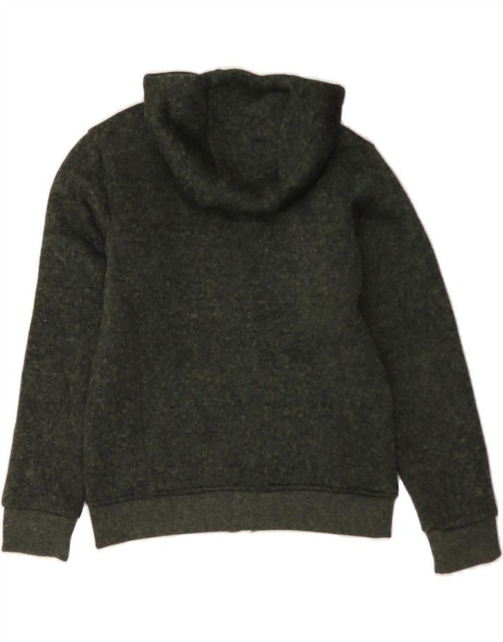 MOUNTAIN WAREHOUSE Boys Zip Hoodie Sweater 9-10 Years Green Polyester Vintage Mountain Warehouse and Second-Hand Mountain Warehouse from Messina Hembry 