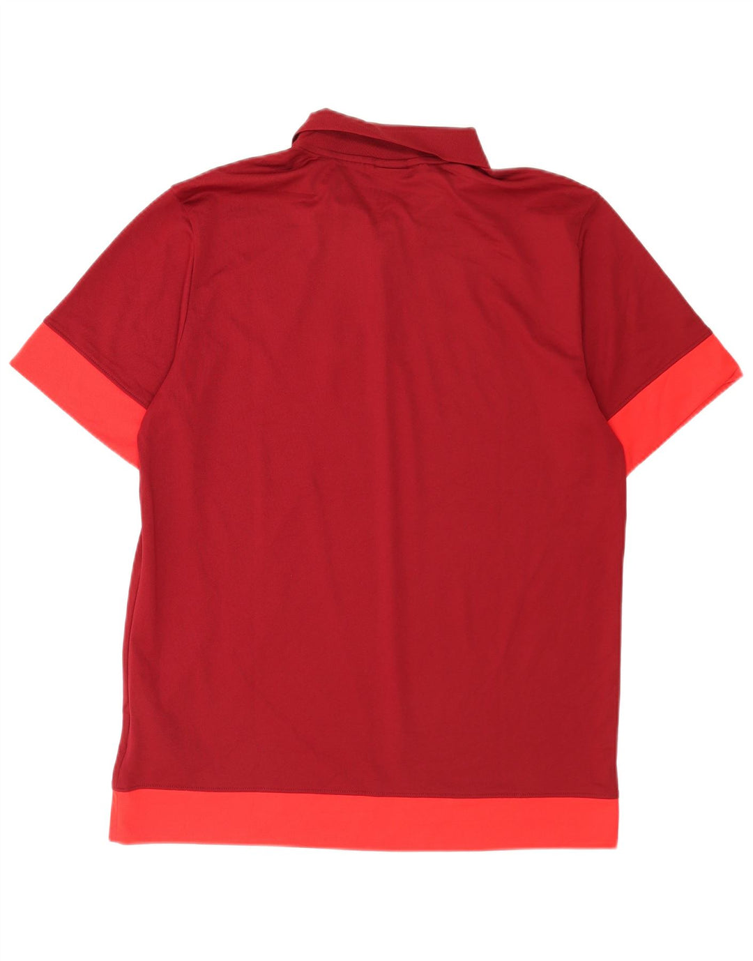 Мужская рубашка-поло Nike Dri Fit, большая красная полиэстер с цветными блоками