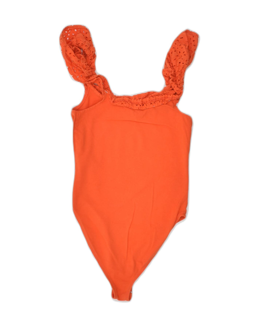 MISS SELFRIDGE Womens Bodysuit UK 8 Small  Red Cotton | Vintage Miss Selfridge | Thrift | Second-Hand Miss Selfridge | Used Clothing | Messina Hembry 