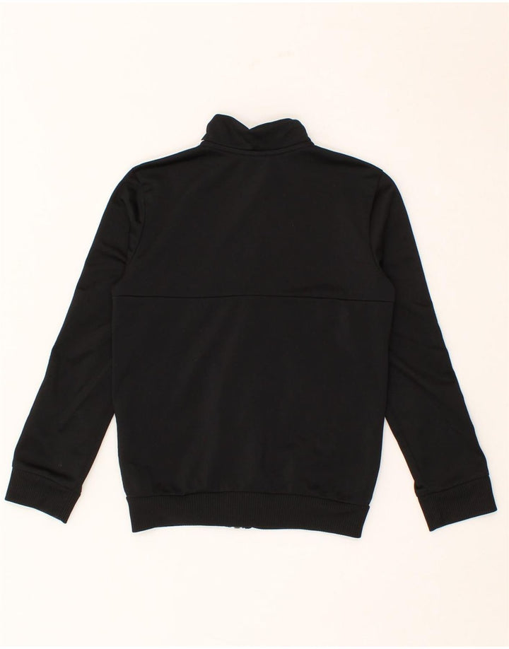 ADIDAS Boys Tracksuit Top Jacket 7-8 Years Black Polyester Vintage Adidas and Second-Hand Adidas from Messina Hembry 