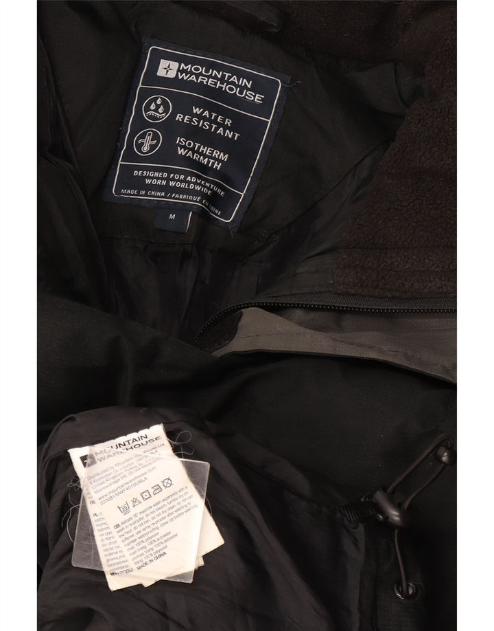Мужская утепленная куртка с капюшоном Mountain Warehouse UK 38, средний черный полиэстер