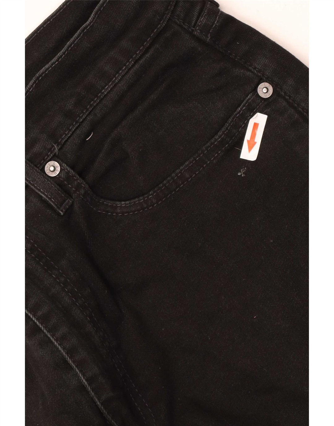 Мужские зауженные джинсы Levi's 502 W33 L30, черный хлопок