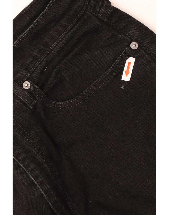 Мужские зауженные джинсы Levi's 502 W33 L30, черный хлопок