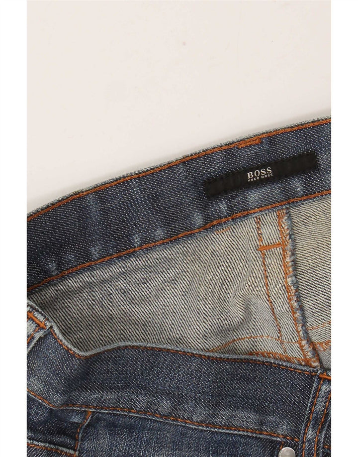 Женские узкие джинсы Hugo Boss W29 L28 синие
