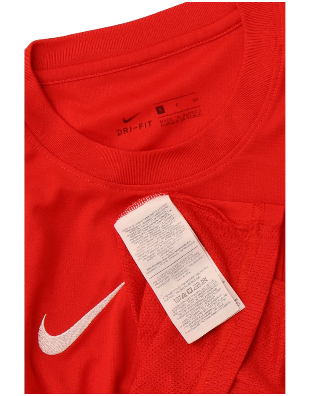 Мужская футболка NIKE Dri Fit, маленький красный полиэстер