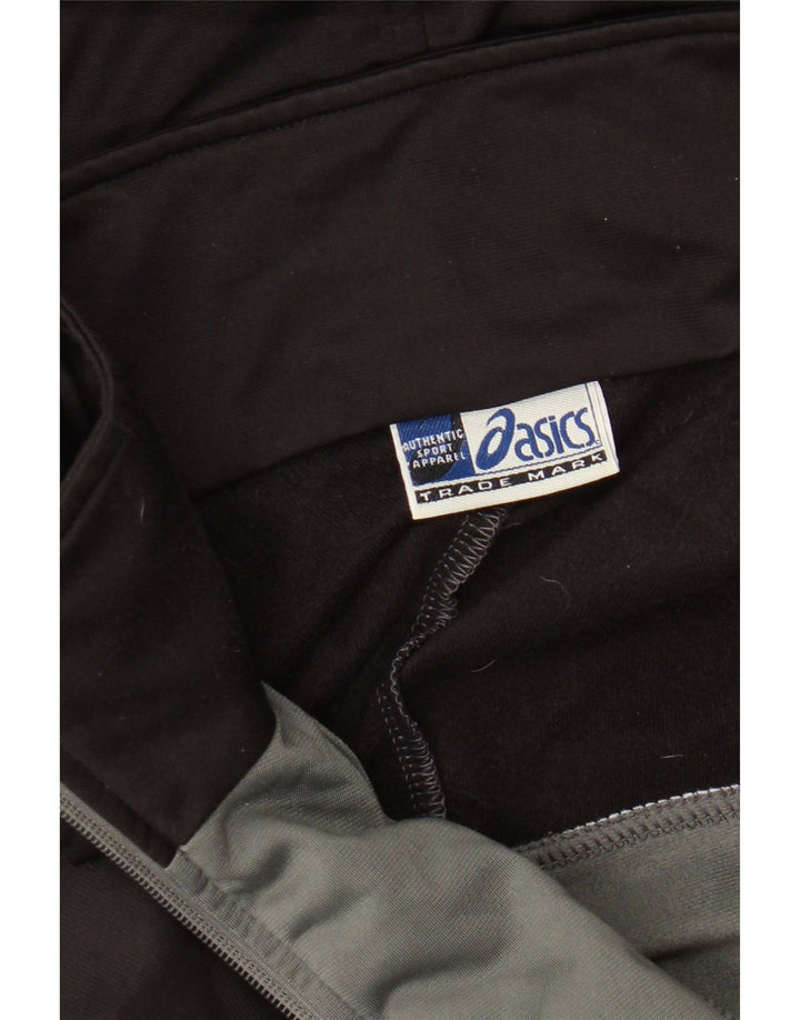 Мужской свитер с капюшоном на молнии ASICS XL, цветной блок, серый