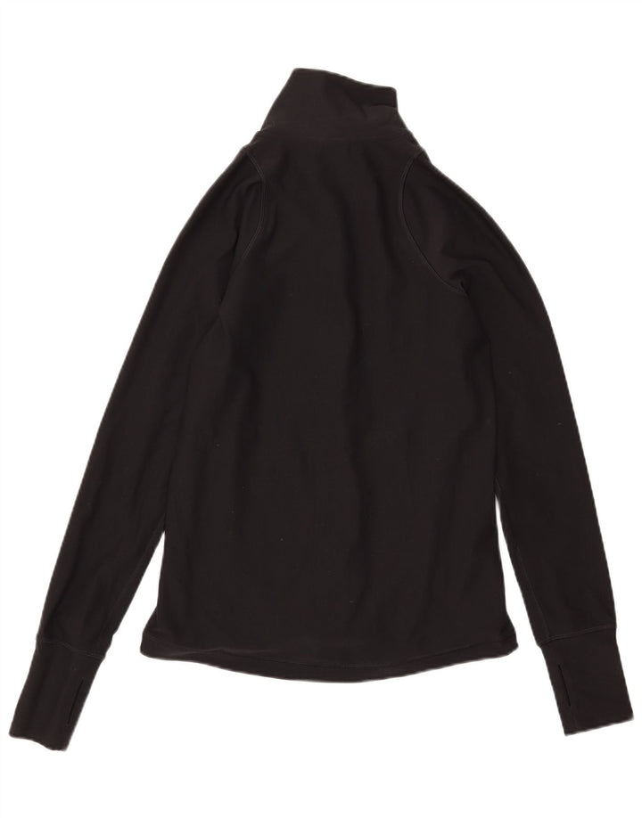 Женская спортивная куртка Nike Dri Fit UK 12, средний черный полиэстер