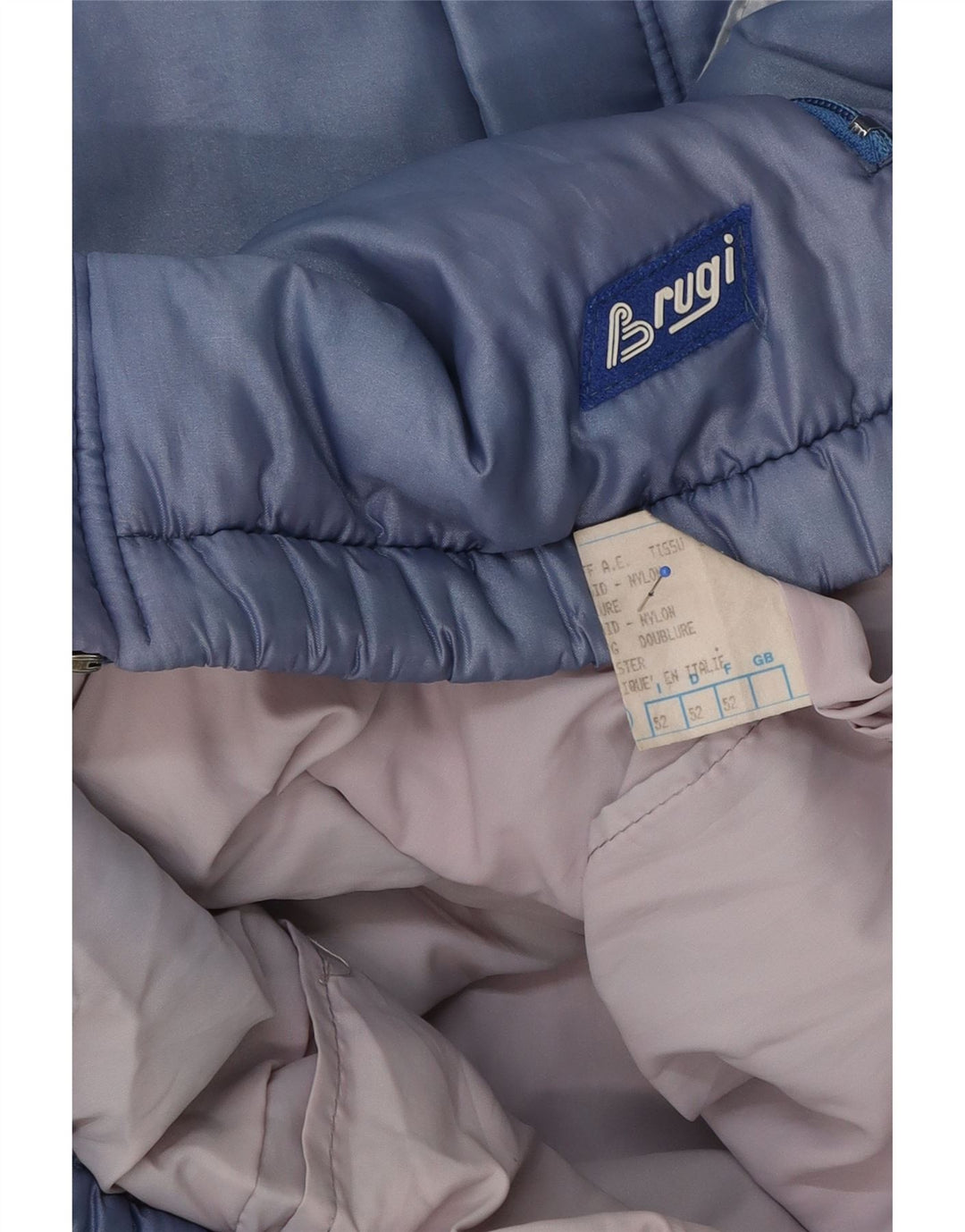 Мужская ветровка Brugi IT 52 XL Синяя полиэстер с цветными блоками