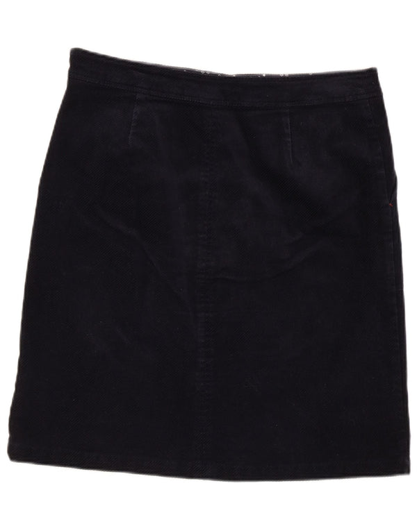 Женская вельветовая юбка White Stuff UK 10, маленькая W32, темно-синий хлопок