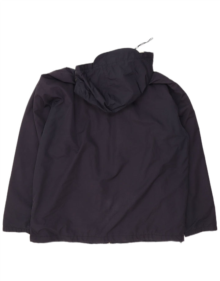 Мужская двусторонняя куртка Kappa с капюшоном UK 40, большая, темно-синяя