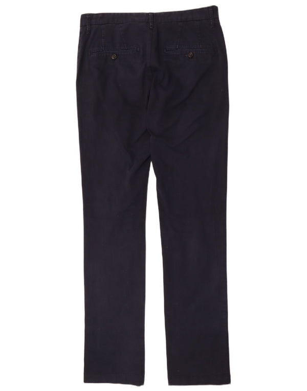 Мужские прямые брюки-чиносы Zara EU 40 Medium W31 L34 Темно-синие, хлопок