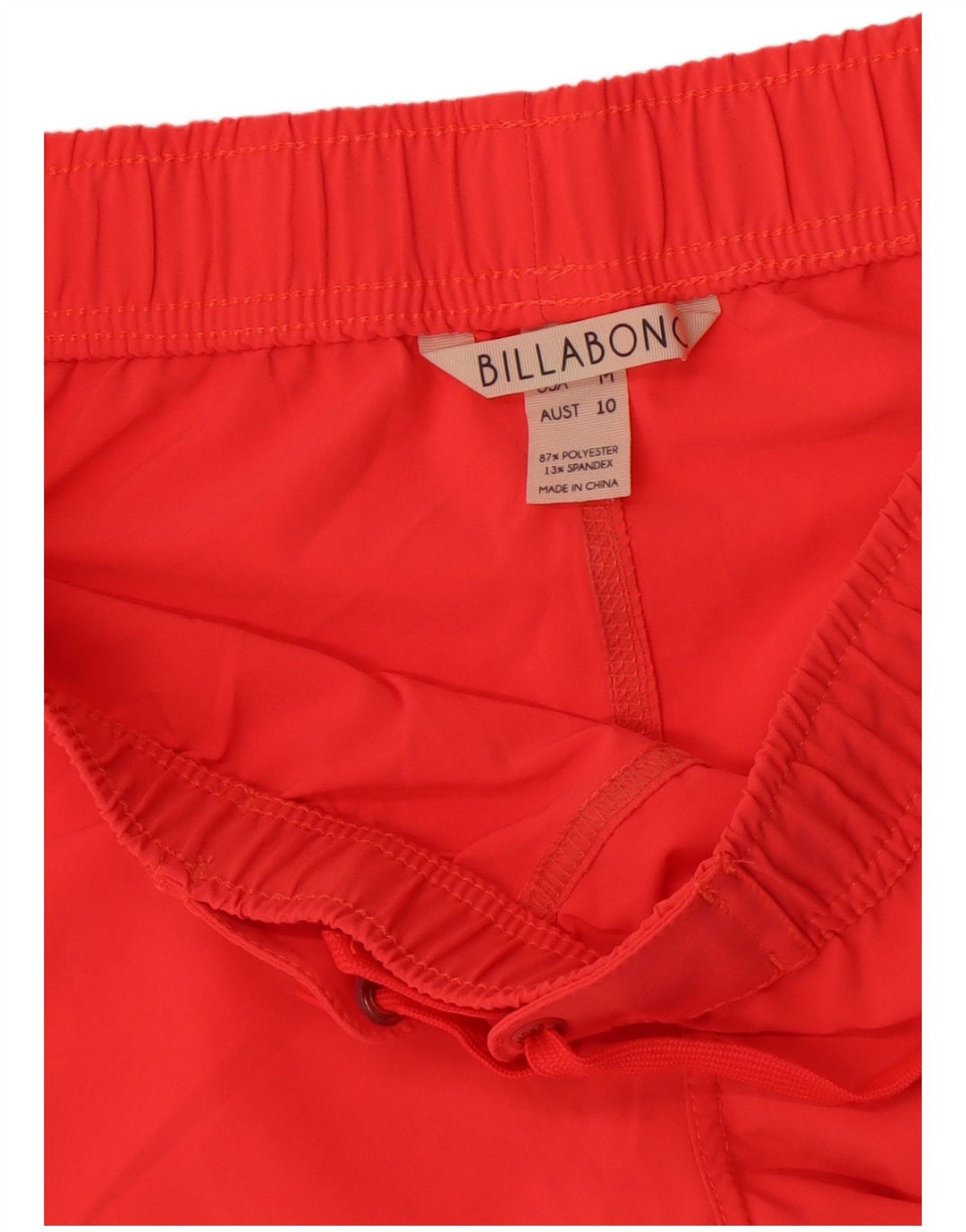Billabong Женские шорты для плавания с рисунком UK 14, средний красный полиэстер